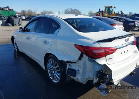 2019 Infiniti Q50 3.0T Luxe from USA, damaged, VIN JN1EV7AR8KM550901
